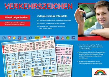 Verkehrszeichen - Aktuelle Übersicht für den Führerschein der wichtigsten Verkehrszeichen, Gefahrenzeichen etc. im Straßenverkehr - ideal zur theoretischen Führerscheinprüfung, niet bekend - Paperback - 9783959821049