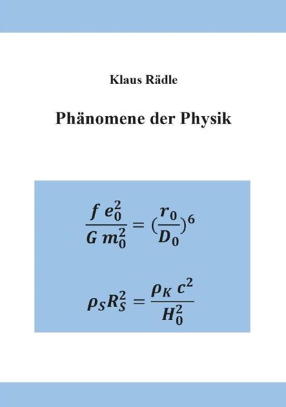 Phänomene der Physik, Klaus Rädle - Paperback - 9783960041863