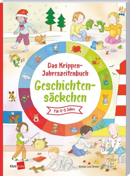 Das Krippen-Jahreszeitenbuch: Geschichtensäckchen, Riekje Lea Dreier - Paperback - 9783960463481