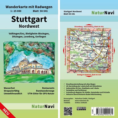 Stuttgart Nordwest 1 : 25 000, niet bekend - Gebonden - 9783960990161