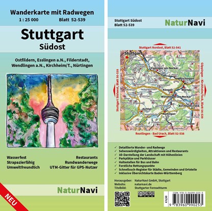Stuttgart Südost 1 : 25 000, niet bekend - Gebonden - 9783960990253