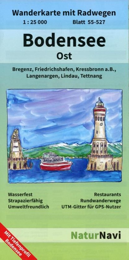Bodensee Ost 1 : 25 000, niet bekend - Gebonden - 9783960990413