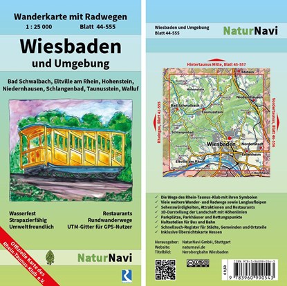 Wiesbaden und Umgebung 1 : 25 000, niet bekend - Gebonden - 9783960990543