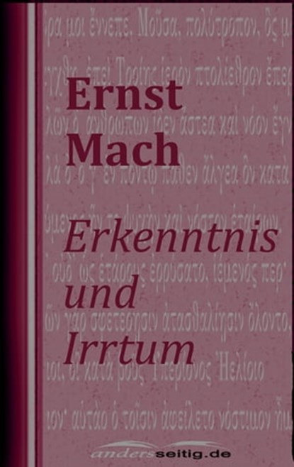 Erkenntnis und Irrtum, Ernst Mach - Ebook - 9783961184279