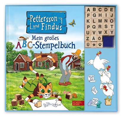 Pettersson und Findus: Mein großes ABC-Stempelbuch, Sven Nordqvist ;  Steffi Korda - Paperback - 9783961290628