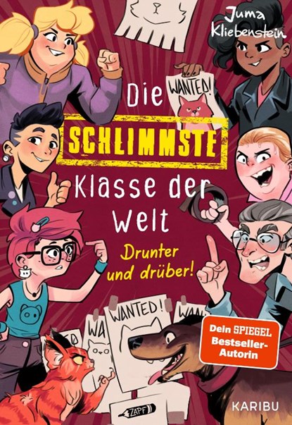 Die schlimmste Klasse der Welt (Band 4) - Drunter und drüber!, Juma Kliebenstein - Gebonden - 9783961294176
