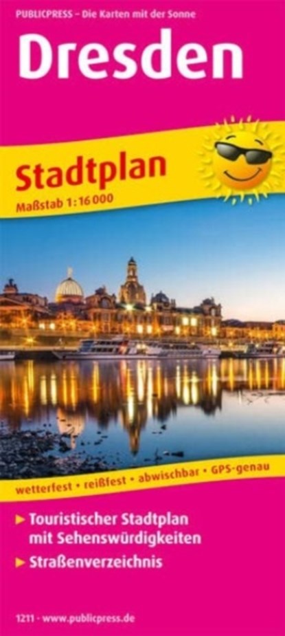 Dresden, city map 1:16,000, niet bekend - Gebonden - 9783961322114