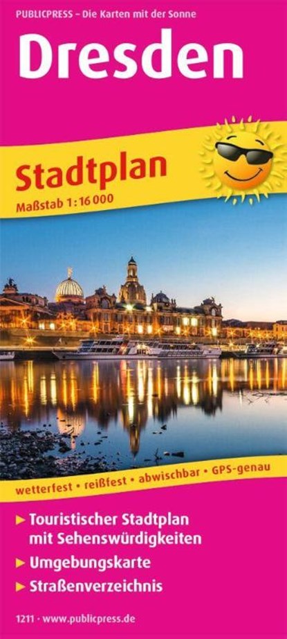 Dresden, city map 1:16,000, niet bekend - Gebonden - 9783961322114