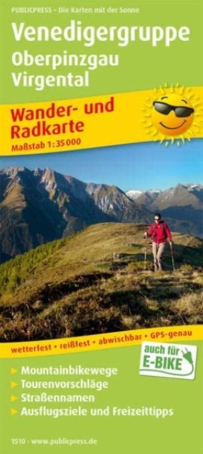 Venice group, hiking and cycling map 1:35,000, niet bekend - Gebonden - 9783961325108