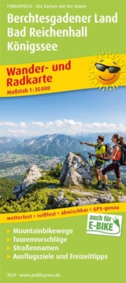 Berchtesgadener Land - Bad Reichenhall - Koenigssee, hiking and cycling map 1:35,000, niet bekend - Gebonden - 9783961325290