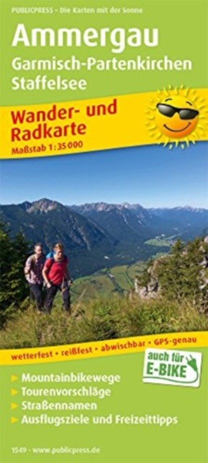 Ammergau, hiking and cycling map 1:35,000, niet bekend - Gebonden - 9783961325498