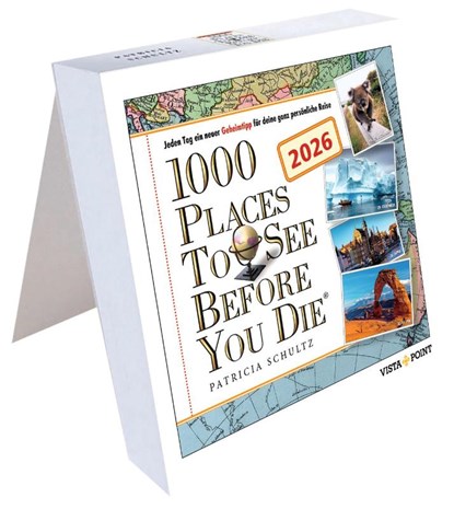 Tagesabreißkalender 1000 Places, Patricia Schultz - Paperback - 9783961418909