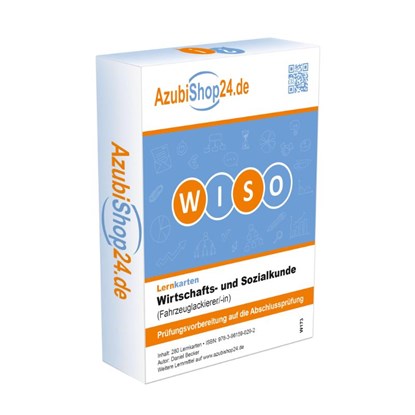 AzubiShop24.de Lernkarten Wiso Wirtschafts- und Sozialkunde Fahrzeuglackierer / Fahrzeuglackiererin für Automatisierungstechnik Prüfungsvorbereitung Wiso Prüfung, Michaela Rung-Kraus - Paperback - 9783961590292