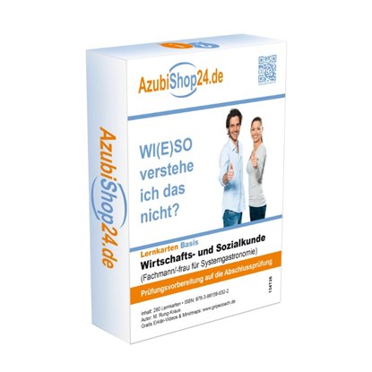 AzubiShop24.de Lernkarten Wiso Wirtschafts- und Sozialkunde Fachmann / Fachfrau für Systemgastronomie Prüfungsvorbereitung Wiso Prüfung, Michaela Rung-Kraus - Paperback - 9783961590322