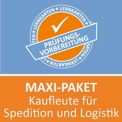 AzubiShop24.de Lernkarten Kaufmann / Kauffrau für Spedition und Logistik. Maxi-Paket, Jochen Grünwald ; Michaela Rung-Kraus - Paperback - 9783961591282