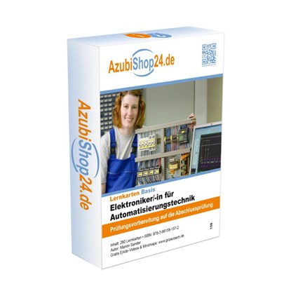 AzubiShop24.de Basis-Lernkarten Elektroniker/-in für Automatisierungstechnik, Manon Sander - Losbladig - 9783961591572