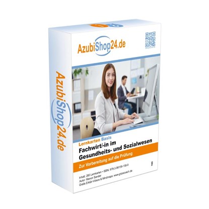 AzubiShop24.de Basis-Lernkarten. Fachwirt/in im Gesundheits- und Sozialwesen, Manon Sander - Paperback - 9783961591589
