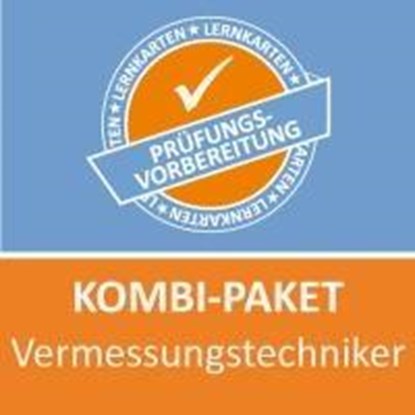 Kombi-Paket Vermessungstechniker Lernkarten, Michaela Rung-Kraus ;  Tanja Kaden - Paperback - 9783961592258