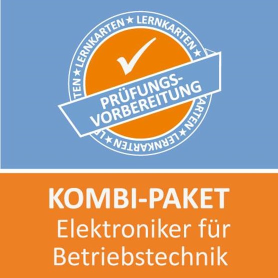 AzubiShop24.de Kombi-Paket Lernkarten Elektroniker/-in für Betriebstechnik
