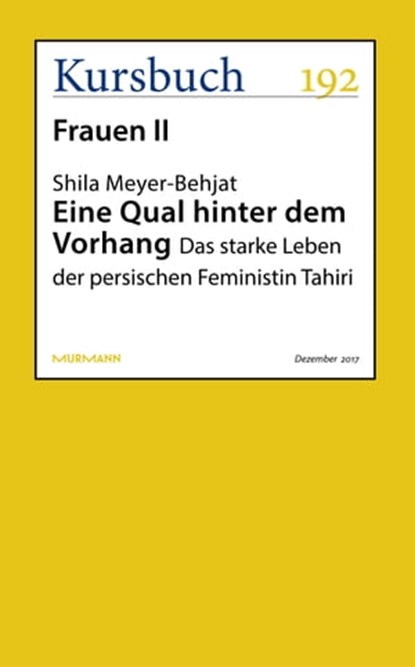 Eine Qual hinter dem Vorhang, Shila Meyer-Behjat - Ebook - 9783961960163