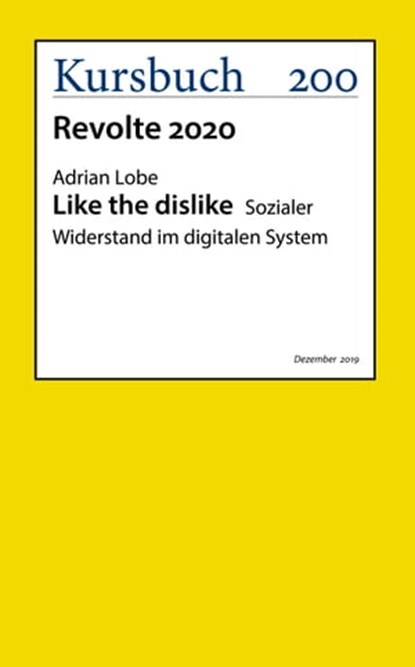 Like the dislike, Adrian Lobe - Ebook - 9783961961382