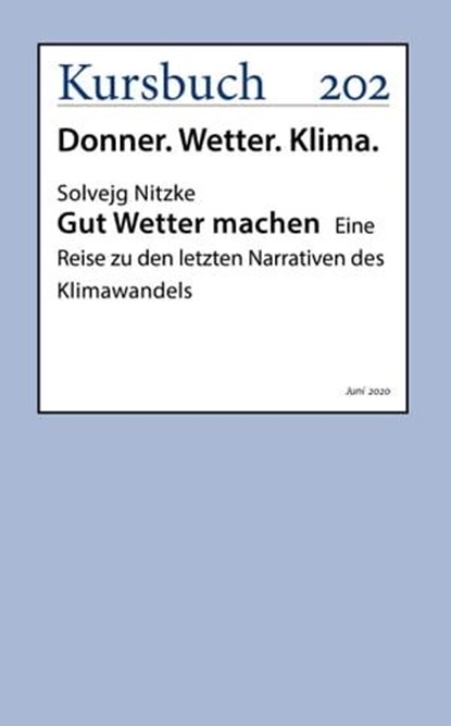 Gut Wetter machen, Dr. Solvejg Nitzke - Ebook - 9783961961795