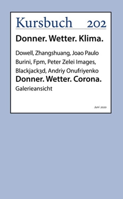 Donner. Wetter. Corona., Joao Paulo Burini (u.a.) - Ebook - 9783961961801