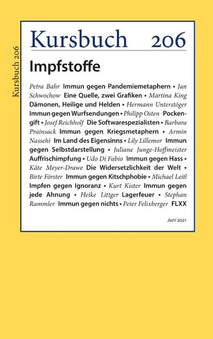 Kursbuch 206, Armin Nassehi ; Peter Felixberger - Paperback - 9783961962143