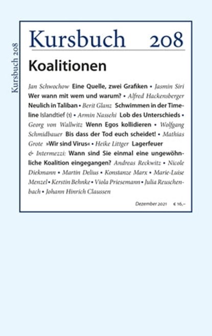 Kursbuch 208, niet bekend - Ebook - 9783961962365