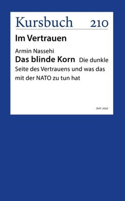 Das blinde Korn, Armin Nassehi - Ebook - 9783961962723