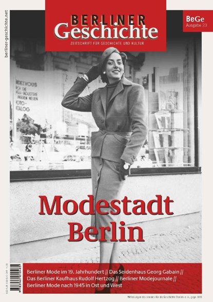 Berliner Geschichte - Zeitschrift für Geschichte und Kultur, Gegr. Verein für die Geschichte Berlins e. V. - Gebonden - 9783962010485
