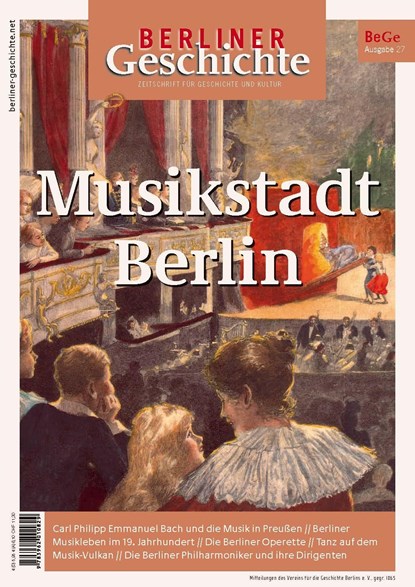 Berliner Geschichte - Zeitschrift für Geschichte und Kultur, Gegr. Verein für die Geschichte Berlins e. V. - Overig - 9783962010829