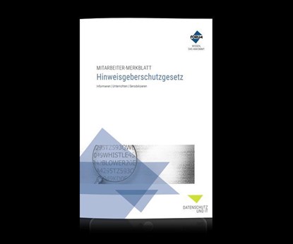 Mitarbeiter-Merkblatt Hinweisgeberschutzgesetz, Forum Verlag Herkert GmbH - Paperback - 9783963148279
