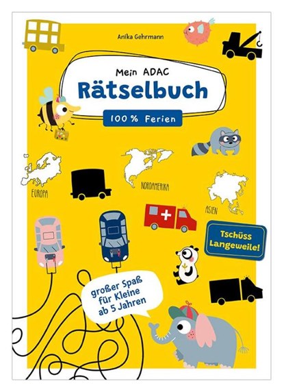 Mein ADAC Rätselbuch - 100% Ferien, niet bekend - Paperback - 9783963472282