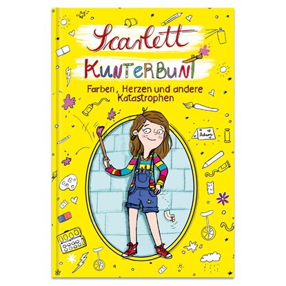 Scarlett Kunterbunt - Farben, Herzen und andere Katastrophen, Anne Scheller - Gebonden - 9783963472381