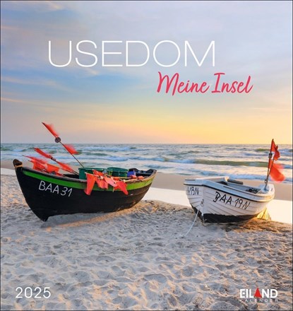 Usedom Postkartenkalender 2025 - Meine Insel, Eiland - Paperback - 9783964023377