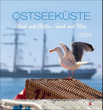 Ostseeküste Postkartenkalender 2026 - Wind und Wellen - Sand und Meer, Eiland - Paperback - 9783964023780