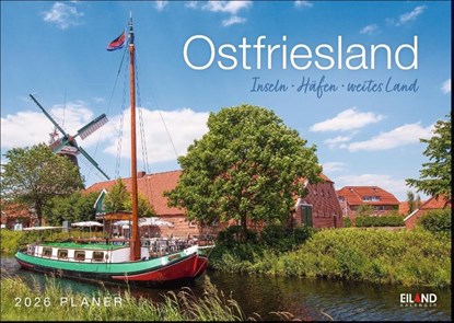 Ostfriesland Kalender 2026 - Inseln · Häfen · weites Land, Eiland - Paperback - 9783964023926