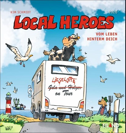 Local Heroes Postkartenkalender 2026 - Vom Leben hinter´m Deich, niet bekend - Paperback - 9783964024046