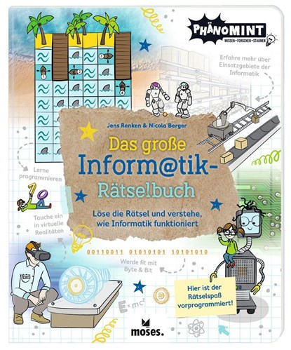 Das große Informatik-Rätselbuch, Nicola Berger ;  Jens Renken - Paperback - 9783964552358