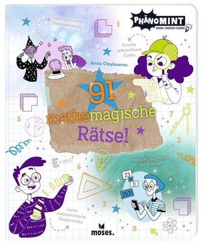 PhänoMINT 91 mathemagische Rätsel, Anna Claybourne - Paperback - 9783964552365