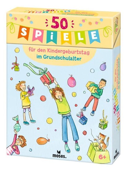 50 Spiele für den Kindergeburtstag im Grundschulalter, Anna Bernhard ; Silvia Schmitz - Paperback - 9783964553003