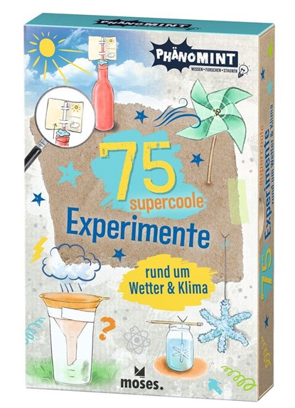 PhänoMINT 75 supercoole Experimente rund um Wetter & Klima, Carola von Kessel - Paperback - 9783964553010