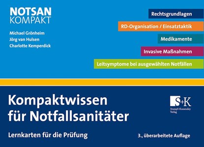 Kompaktwissen für Notfallsanitäter, Michael Grönheim ;  Jörg van Hulsen ;  Charlotte Kemperdick - Losbladig - 9783964610393