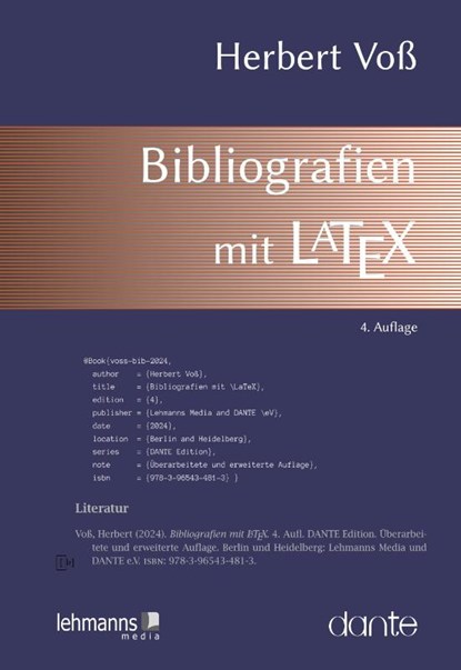 Bibliografien mit LaTeX, Herbert Voß - Paperback - 9783965434813
