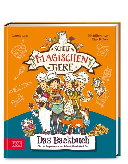 Die Schule der magischen Tiere - Das Backbuch, Margit Auer ; Christiane Kührt - Gebonden - 9783965843448