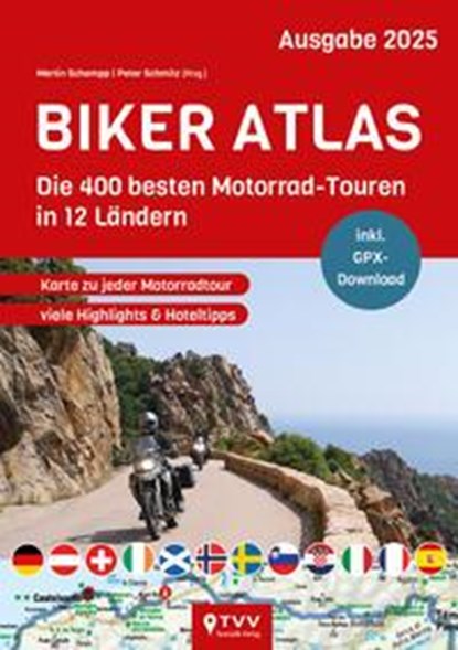 Biker Atlas 2025, Martin Schempp - Paperback - 9783965990586
