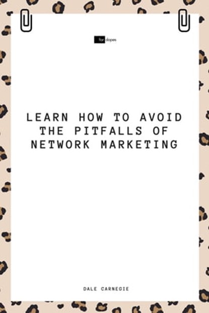 Learn How to Avoid the Pitfalls of Network Marketing, Dale Carnegie ; Sheba Blake - Ebook - 9783966107891