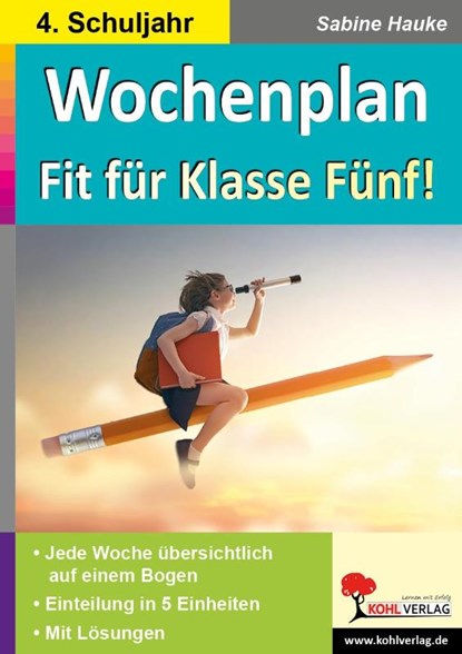 Wochenplan Fit für Klasse Fünf!, Sabine Hauke - Paperback - 9783966241397