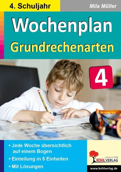 Wochenplan Grundrechenarten / Klasse 4, Mila Müller - Paperback - 9783966241588